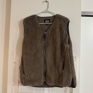 Urban Outfitters Brown Fleece Vest